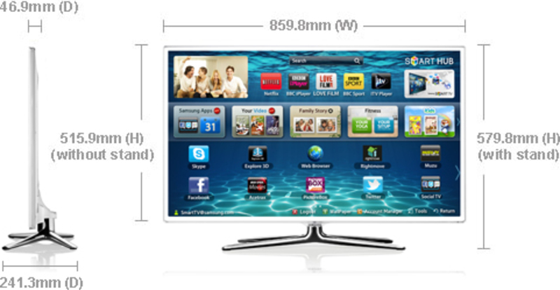 Smart tv инструкция. Телевизор Samsung ue37es6710 37